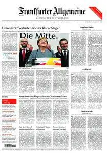 Frankfurter Allgemeine Zeitung F.A.Z. mit Rhein-Main Zeitung - 25. September 2017