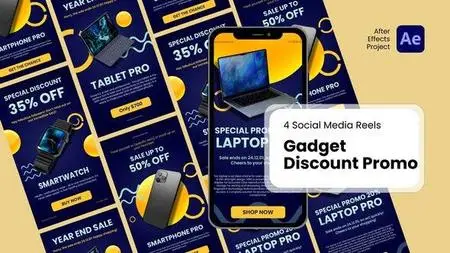 Social Media Reels - Gadget Discount Promo After Effect Templates 50874339