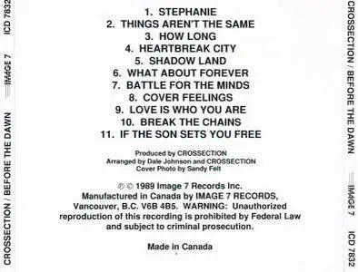 Crossection - Before The Dawn (1989)