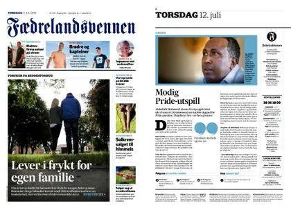 Fædrelandsvennen – 12. juli 2018
