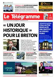 Le Télégramme Quimperlé – 09 avril 2021