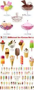 Vectors - Different Ice Cream Set 4