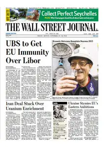 The Wall Street Journal (Europe) November 22 2013