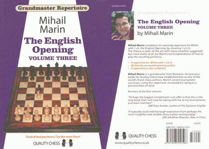 Mihail Marin: Grandmaster Repertoire 5 • The English Opening • Volume Three (2010)