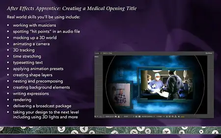 After Effects Apprentice 16: Creating a Medical Opening Title