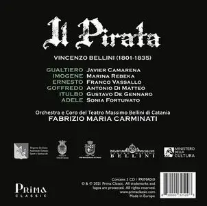 Fabrizio Maria Carminati, Orchestra del Teatro Massimo Bellini di Catania - Bellini: Il Pirata (2021)