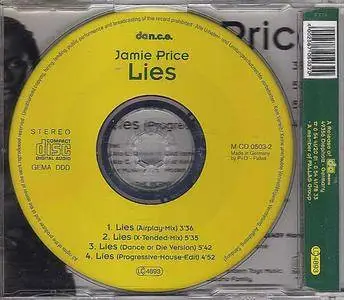 Jamie Price - Lies (Germany CD5) (1994) {Da n.c.e.}