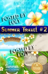 Summer travel #2 - Stock Vector