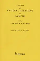 Archive for Rational Mechanics and Analysis (1957-2010)