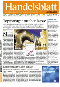 Das Handelsblatt vom 25 November 2013