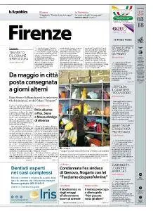 la Repubblica Firenze - 25 Marzo 2018