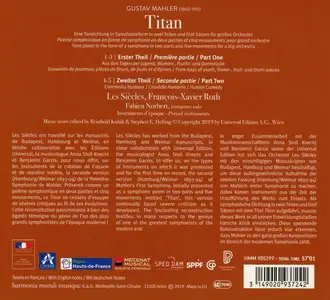 François-Xavier Roth, Les Siècles - Gustav Mahler: Symphony No. 1 'Titan' (2019)