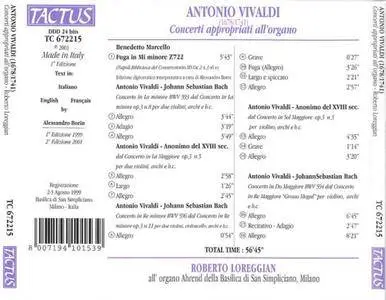 Roberto Loreggian - Vivaldi: Concerti appropriati all'organo (2001)