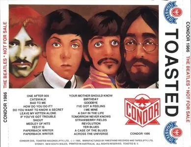 The Beatles - Not For Sale (1989) {Condor/Toasted} **[RE-UP]**