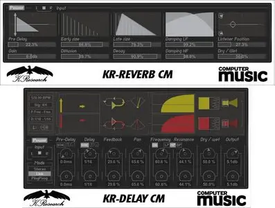 K-Research Reverb CM, K-Research Delay CM, Electri-Q CM