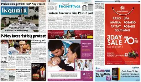 Philippine Daily Inquirer – August 26, 2013