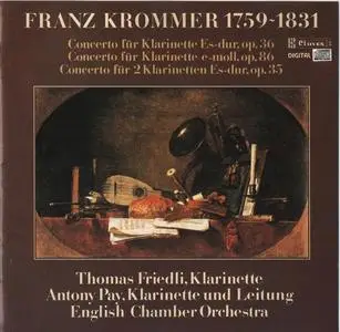 Thomas Friedli - Franz Krommer: Clarinet Concertos (1986)