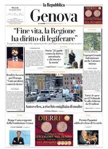 la Repubblica Genova - 23 Aprile 2024