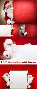 Photos - Santa Claus with Banner
