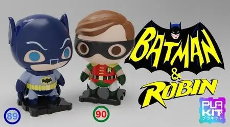 Plakit - Batman - Robin, Anos 60