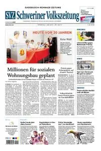 Schweriner Volkszeitung Gadebusch-Rehnaer Zeitung - 07. Mai 2019