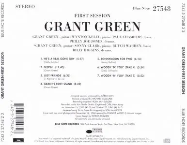 Grant Green - First Session (2001) {Blue Note Connoisseur CD Series 724352754823 rec 1960-1961}