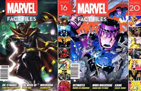 Marvel Fact Files #16-20 (2013)