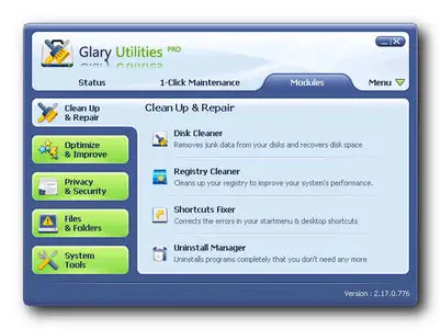 Portable Glary Utilities Pro Multilingual 2.17.0.776