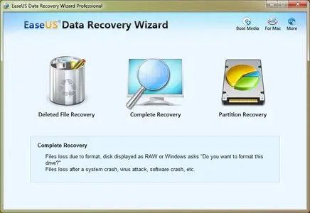 EaseUS Data Recovery Wizard Professional 7.0