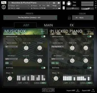 Sonuscore Origins Vol 2: Music Box and Plucked Piano KONTAKT