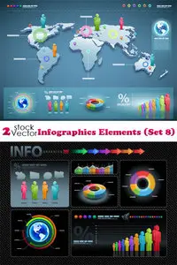 Vectors - Infographics Elements (Set 8)