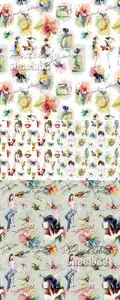 Stock Photo - Watercolor Patterns