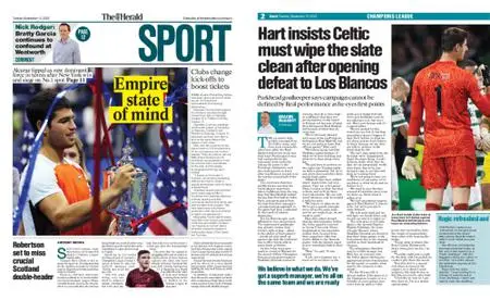 The Herald Sport (Scotland) – September 13, 2022