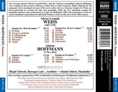 Duo Ahlert & Schwab – Weiss, Hoffmann: Sonatas for Lute and Mandolin (2007)