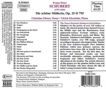 Christian Elsner, Ulrich Eisenlohr - Franz Schubert: Die schöne Müllerin (2000)