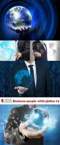 Photos - Business people with globes 13