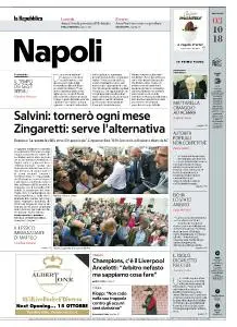 la Repubblica Napoli - 3 Ottobre 2018