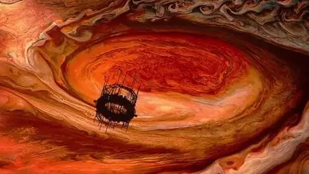 A Space Station Orbiting Jupiter 1366975