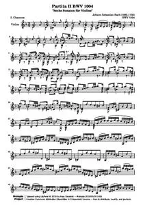 BachJS - BWV 1004 Chaconne