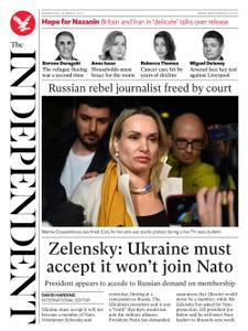 The Independent – 16 March 2022