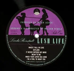Linda Ronstadt - Lush Life (1984) 24-Bit/96-kHz Vinyl Rip