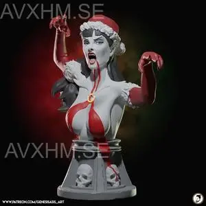 Vampirella Christmas Bust
