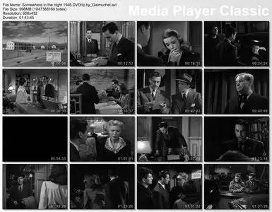 Film Noir (Joseph MANKIEWICZ) Somewhere in the night [DVDrip] 1946