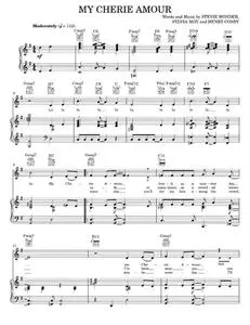 My cherie amour - Stevie Wonder (Piano-Vocal-Guitar)