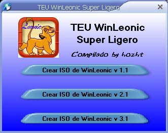 [ESP] AIO WINLEONIC SUPER LIGEROS V1.1+2.1+3.1 EN UN  CD [ISO-CD]