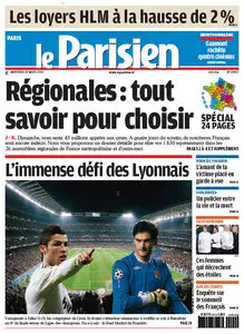 Le Parisien du Mercredi 10 mars 2010