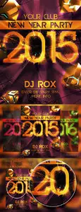 New Year Party Flyer Template