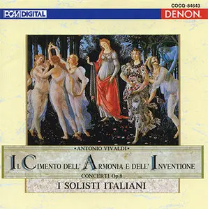 Antonio Vivaldi - I Solisti Italiani - Il cimento dell'armonia e dell'inventione Op.8  (1986, reissue 2004)