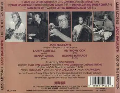 Jack Walrath & The Masters Of Suspense - Out Of The Tradition (1992) {Muse MCD5403 rec 1990}