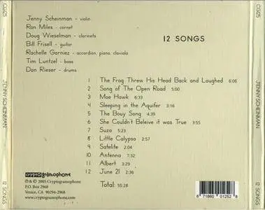 Jenny Scheinman - 12 Songs (2005)